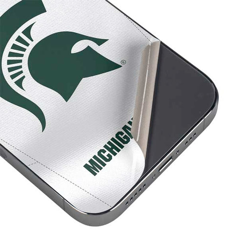 Michigan State University White Jersey iPhone 14 Pro Skin